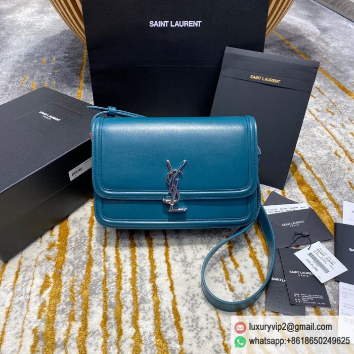 Saint Laurent YSL SOLFERINO BOX Medium crossbody 634305 GREEN Shoulder Bags