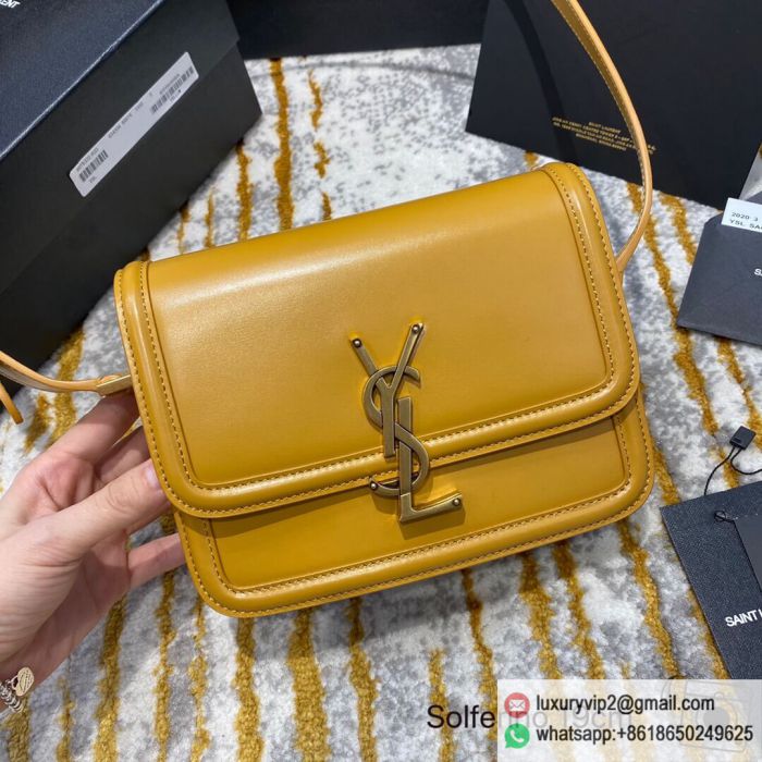 Saint Laurent YSL SOLFERINO BOX Small crossbody 634306 yellow Shoulder Bags