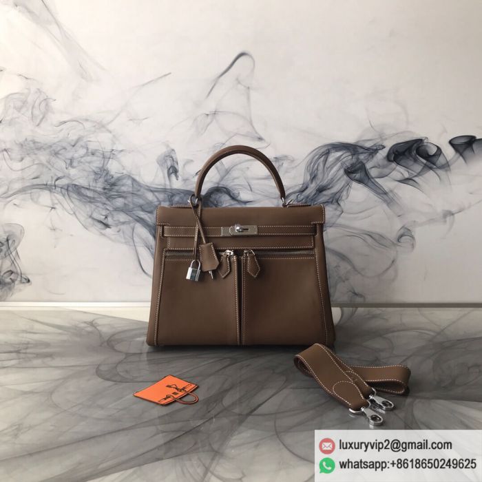 Hermes kelly Lakis 32CM swift Tote Bags