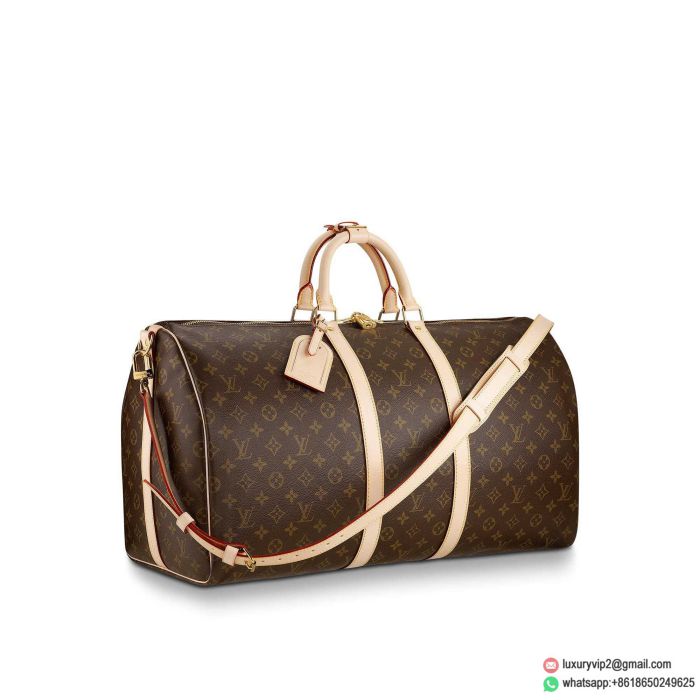 LV M41414 Monogram KEEPALL 55 with strapsTravel Bags