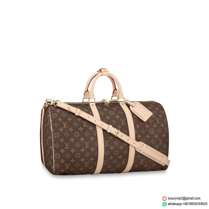 LV M41416 Monogram KEEPALL 50 with strapsTravel Bags