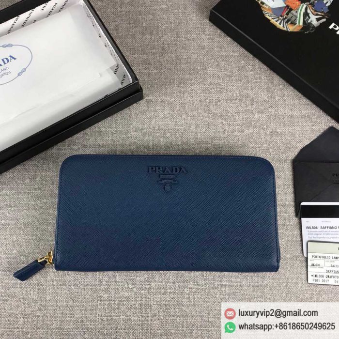 Prada Leather Zipper 1ML506 Wallets