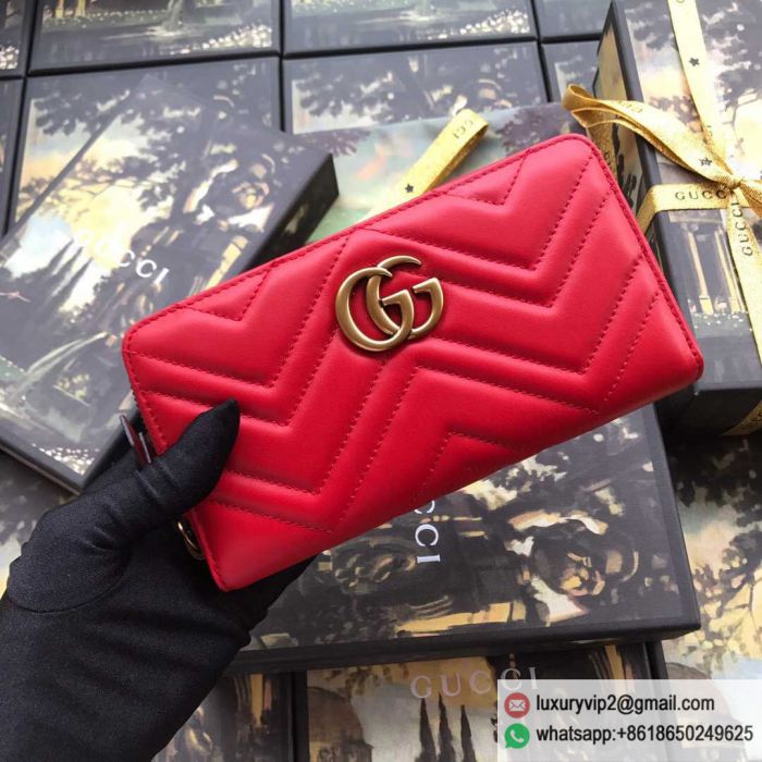 Gucci GG Marmont Zipper 443123 Wallets