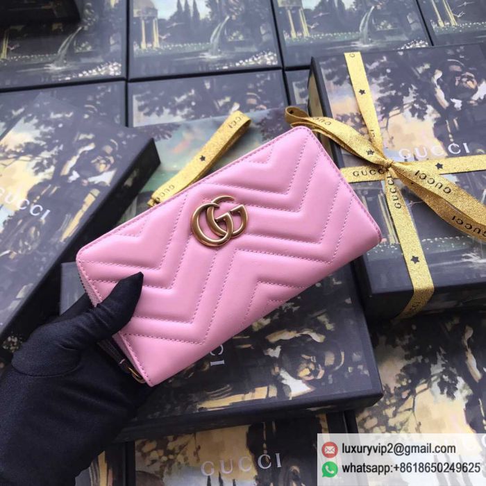 Gucci GG Marmont Zipper 443123 Wallets