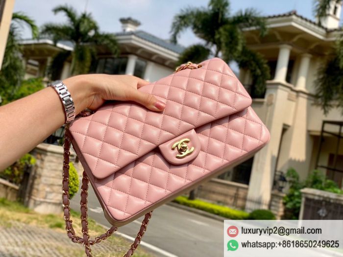 CC cf1112 Medium Sheepskin 25cm Pink Shoulder Bags