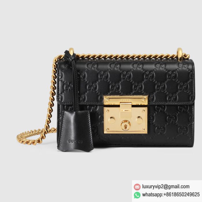 Gucci Padlock Small 409487 CWC1G 1000 Shoulder Bags