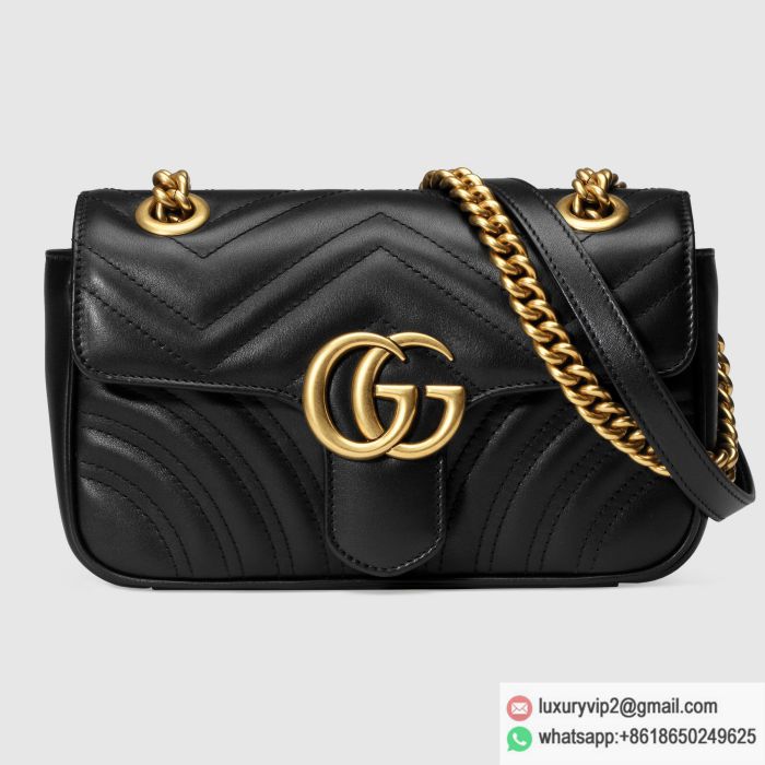 Gucci GG Marmont mini 446744 DTDIT 1000 Shoulder Bags