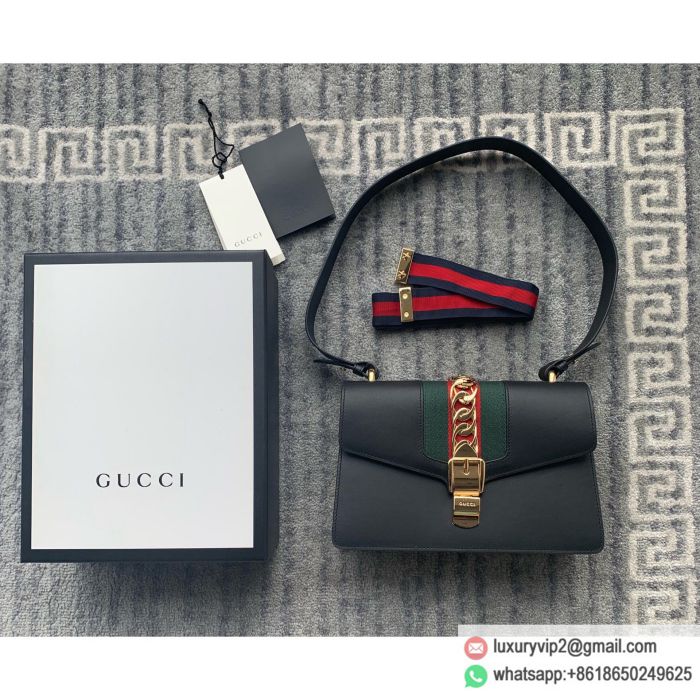 Gucci Sylvie Small 421882 CVLEG 8638 Shoulder Bags