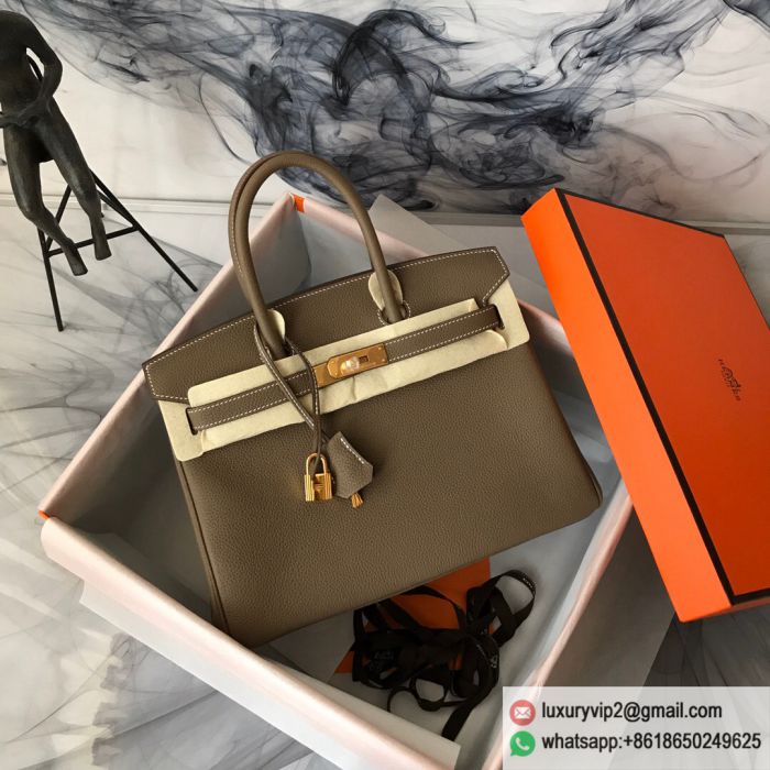 Hermes Birkin 30cm Gold Tote Bags