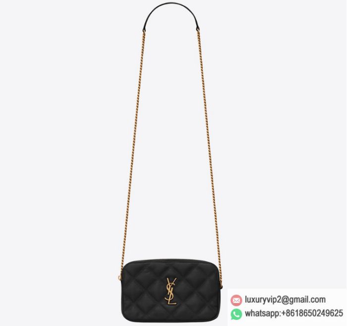 YSL BECKY Zipper Lambskin 608941 Shoulder Bags