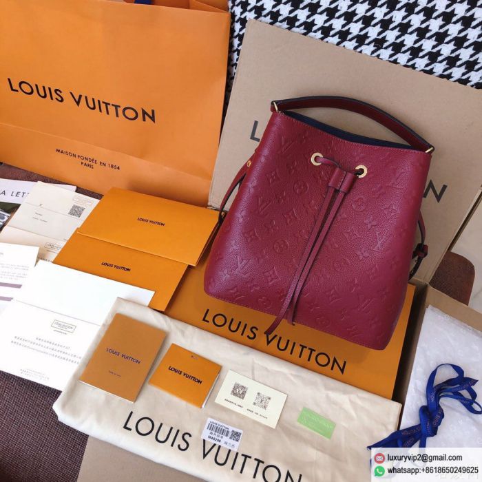 LV 2020 Embossed NeoNoe Bucket Bags