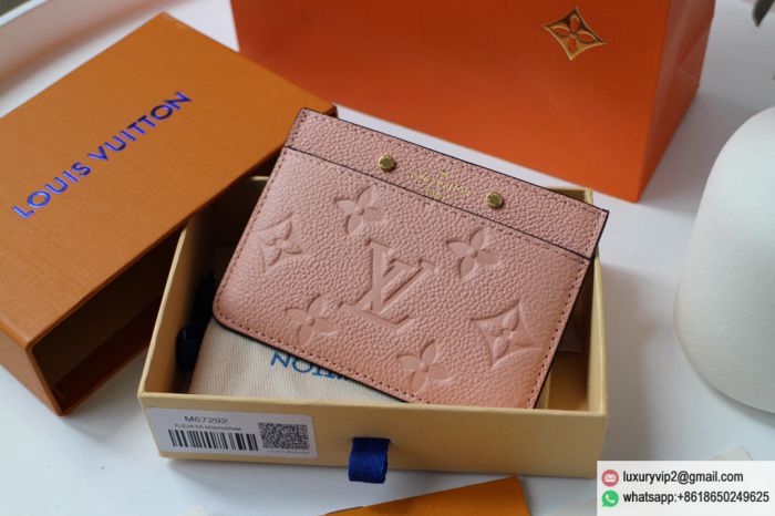 LV Embossed Leather M69174 Card Holder