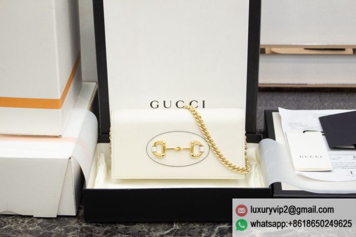 Gucci 1955 Horsebit wallet with chain 621892 0YK0G 9022 Shoulder Bags