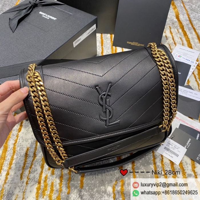 YSL NIKI Medium 498894 Black Shoulder Bags