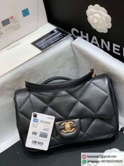 CC 2020SS flag bag AS1114 Black Shoulder Bags