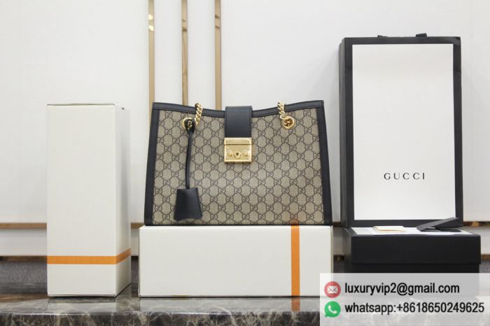 Gucci Padlock GG Medium 479197 Black Shoulder Bags