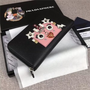 PRADA latest ladies robot style Wallet