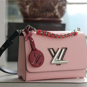 LV Twist medium pink shoulder bag