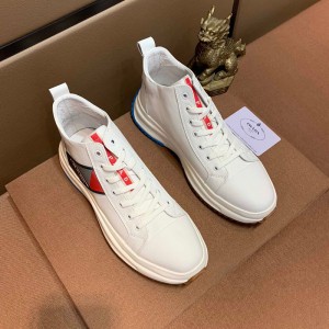 Top luxury brand PRADA latest fashion casual men's Shoes