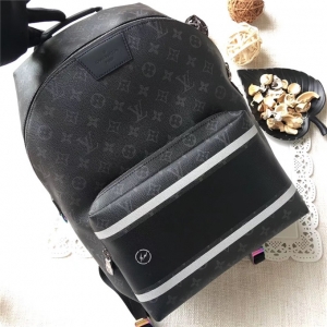 LV Men's Backpack Imitation LV Fujiwara Hiroshi Lightning Backpack Travel Backpack M43408