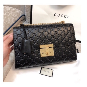 Gucci women's cover type chain shoulder diagonal bag