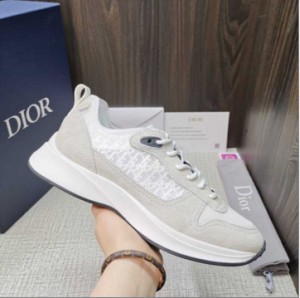 Dior OBLIQUE pattern B25 men's low-top running sneakers