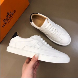 Hermes 2020 new white men's Quicker sneakers