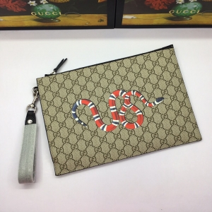 Gucci 2019 new men's snake print Clutch