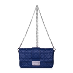 Dior sheepskin New Lock series rattan plaid Cannage stitching decoration ladies shoulder bag