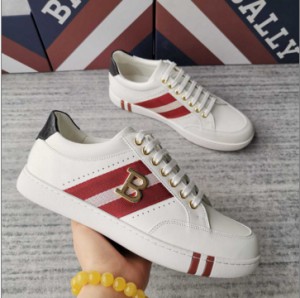 Bally big logo classic webbing style men's sneakers