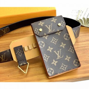 China LV price men's belt waist bag