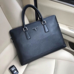 PRADA men's portable briefcase