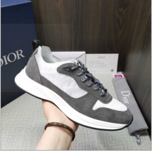 Dior OBLIQUE pattern B25 men's low-top running sneakers