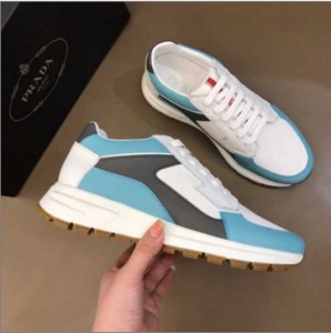 PRADA 2020 early spring new men's color matching sneakers