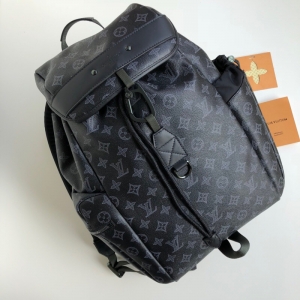 Louis Vuitton LV Men's Backpack Monogram Eclipse Canvas M43694 Black Presbyopia