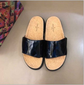 LV Velcro luxury men's summer sandals and slippers