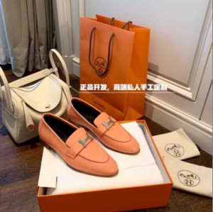 Hermes Women's Business Leather Shoes