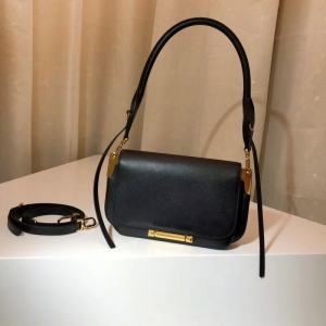 PRADA cross-grain leather Sybille shoulder bag