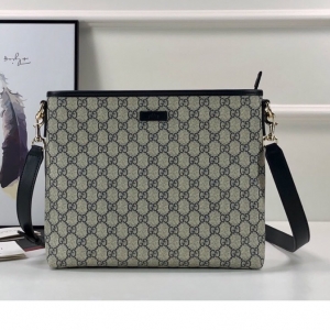 Gucci Men's Double G Print Shoulder Crossbody bag