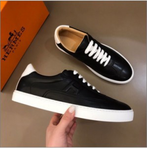 Hermes 2020 new black men's Quicker sneakers